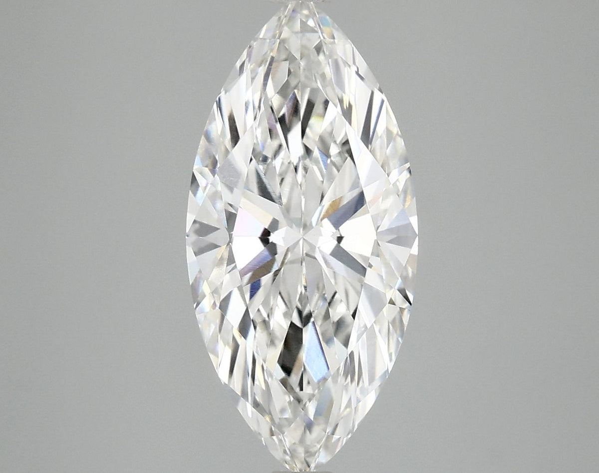2.98 Carat Marquise Shaped Excellent Cut VVS2 IGI Certified Lab Grown Diamond