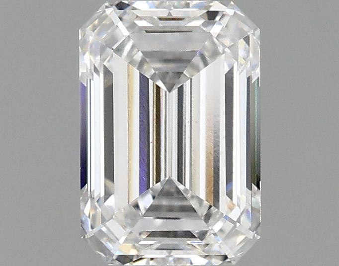 0.97 Carat Emerald Shaped Ideal Cut VVS2 IGI Certified Lab Grown Diamond