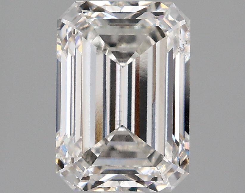 2.52 Carat Emerald Shaped Ideal Cut SI1 IGI Certified Lab Grown Diamond