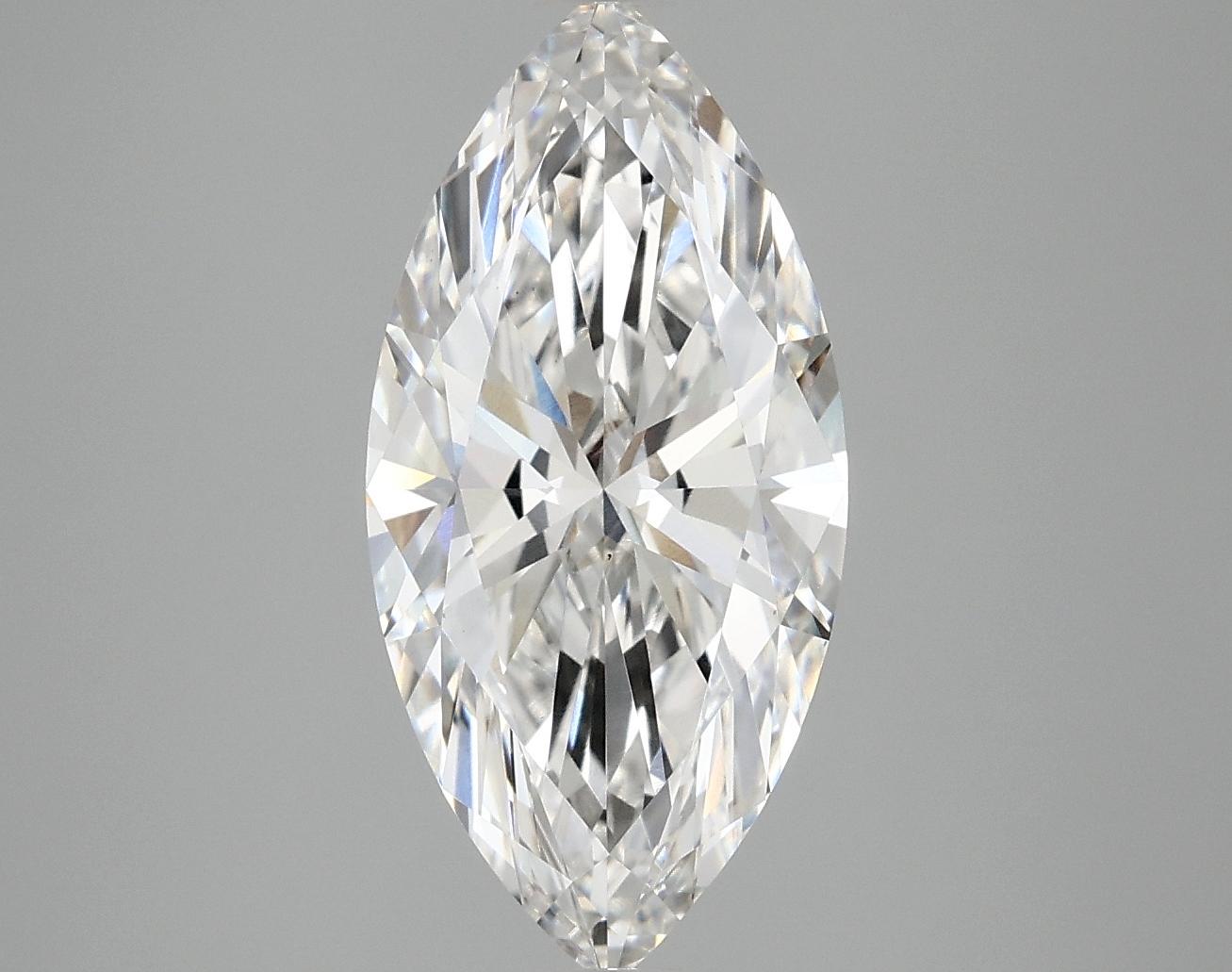 3.02 Carat Marquise Shaped Excellent Cut VS1 IGI Certified Lab Grown Diamond