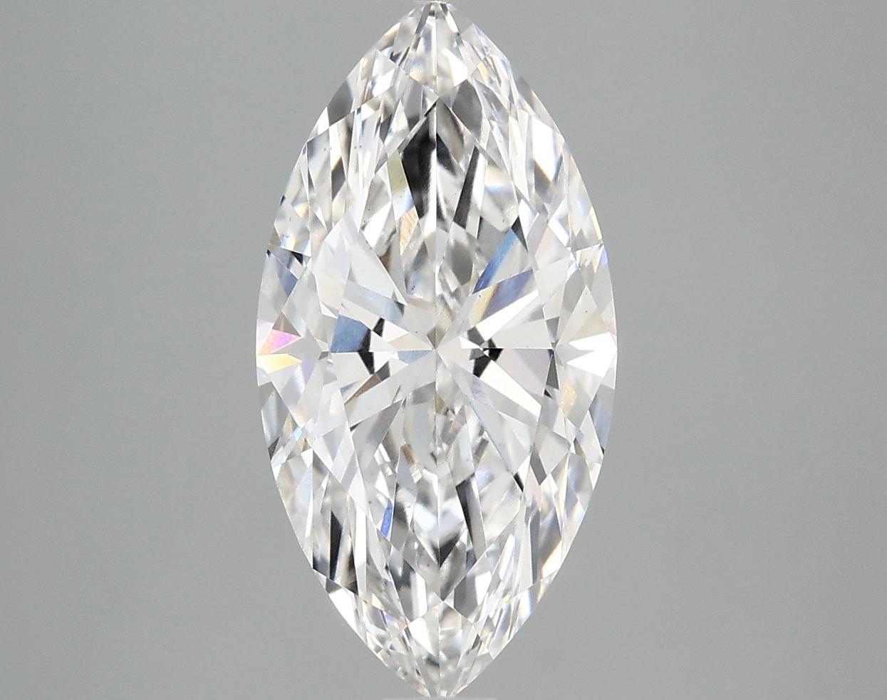 2.97 Carat Marquise Shaped Ideal Cut VS1 IGI Certified Lab Grown Diamond