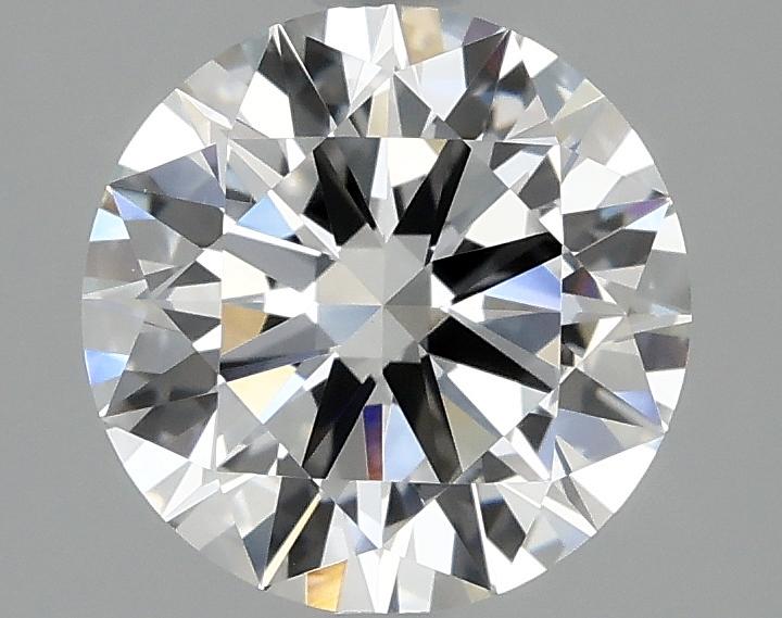 2.07 Carat Round Shaped Ideal Cut VVS2 IGI Certified Lab Grown Diamond