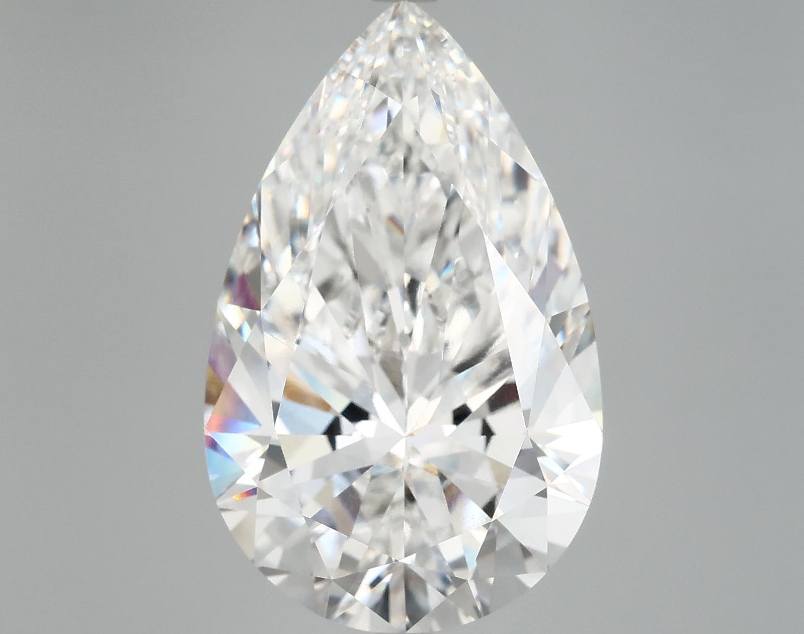 10.17 Carat Pear Shaped Ideal Cut VVS2 IGI Certified Lab Grown Diamond