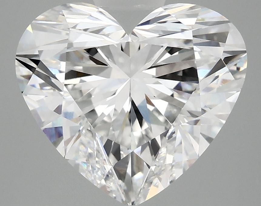 4.09 Carat Heart Shaped Ideal Cut VVS2 IGI Certified Lab Grown Diamond