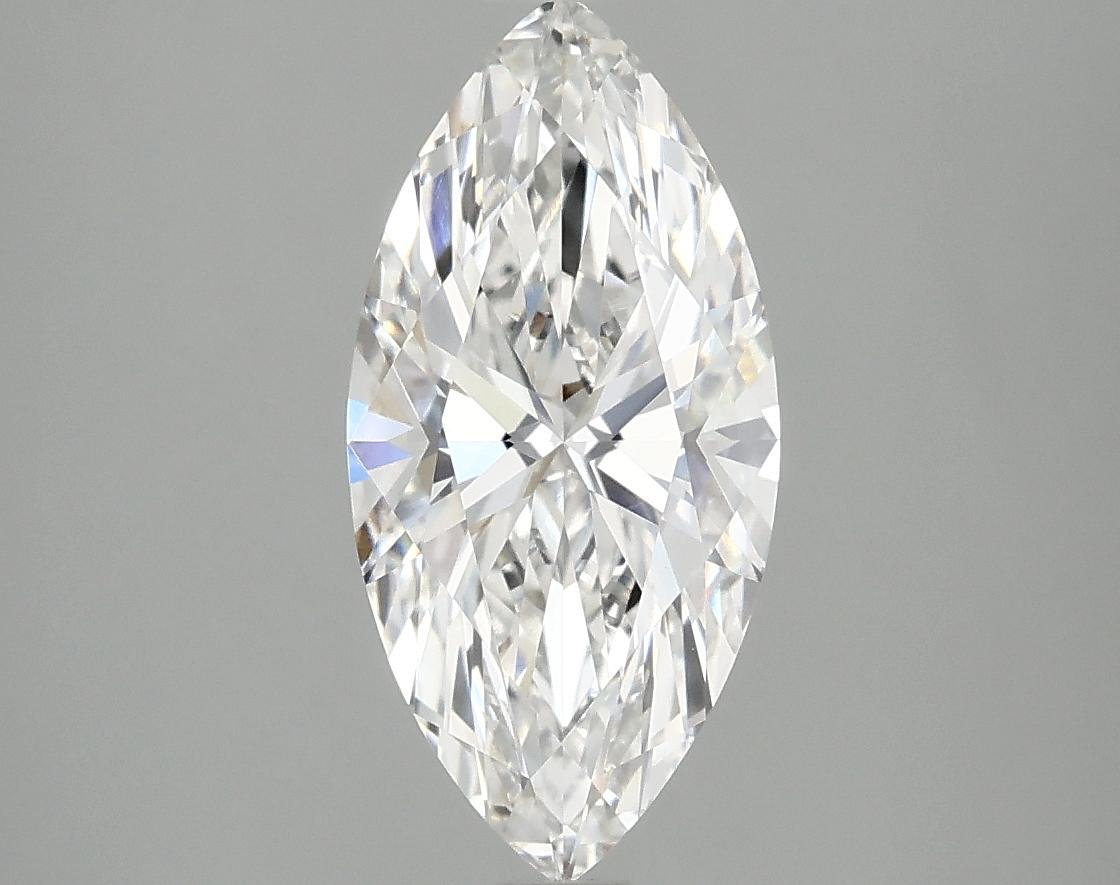 1.97 Carat Marquise Shaped Excellent Cut VVS2 IGI Certified Lab Grown Diamond