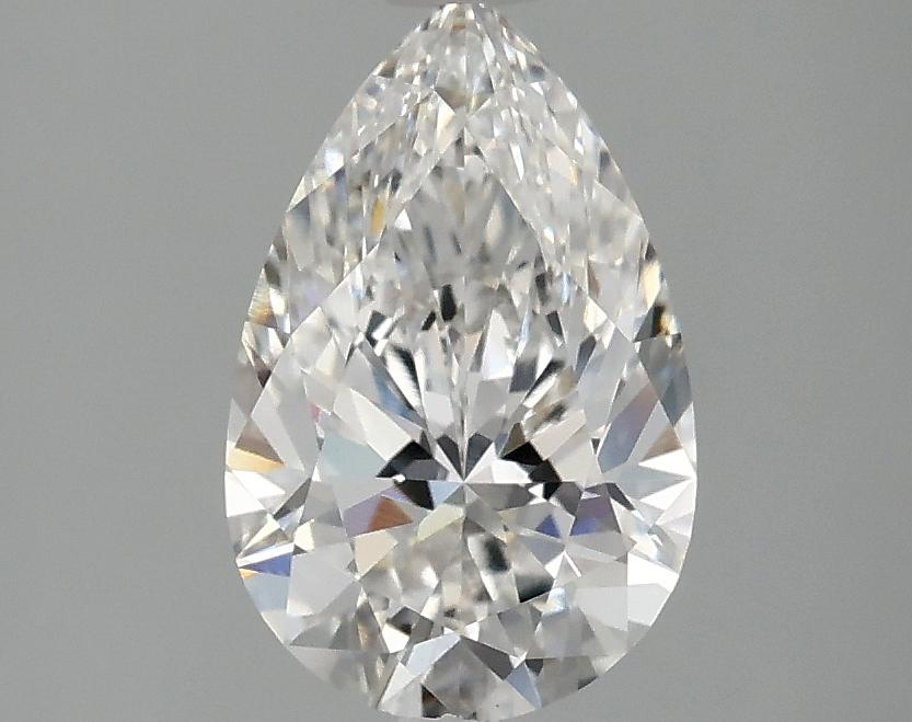 1.56 Carat Pear Shaped Ideal Cut VVS2 IGI Certified Lab Grown Diamond