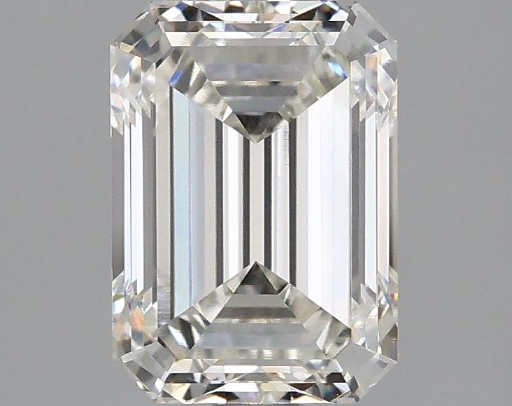 2.1 Carat Emerald Shaped Ideal Cut VVS2 IGI Certified Lab Grown Diamond