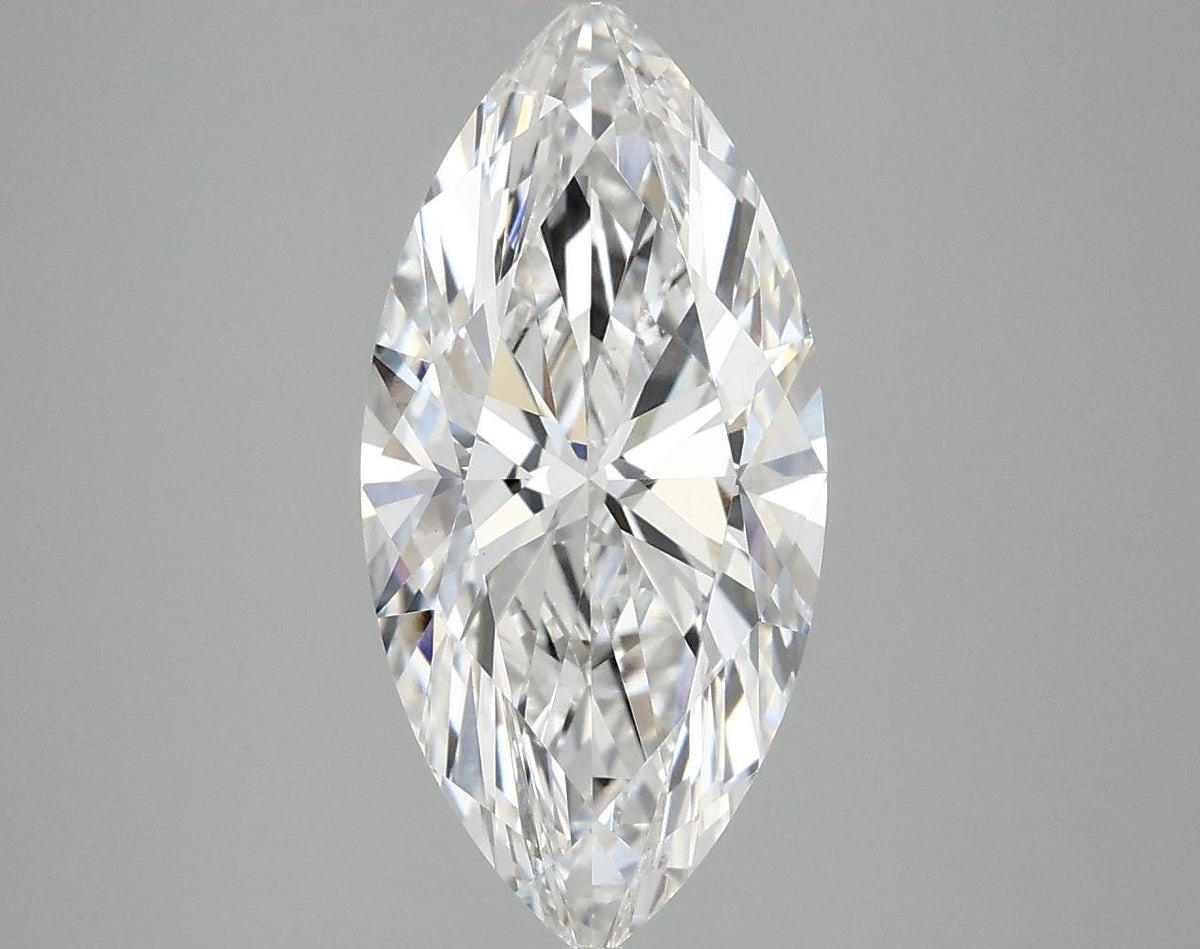 2.96 Carat Marquise Shaped Excellent Cut VS1 IGI Certified Lab Grown Diamond