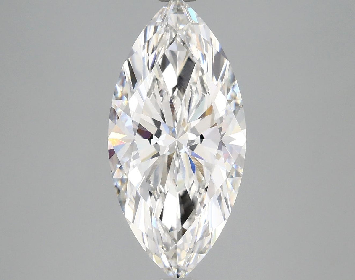 3.04 Carat Marquise Shaped Excellent Cut VVS2 IGI Certified Lab Grown Diamond
