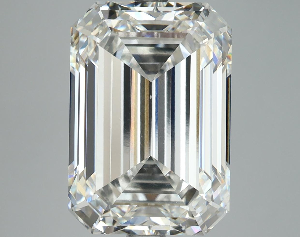 7.19 Carat Emerald Shaped Ideal Cut VVS2 IGI Certified Lab Grown Diamond