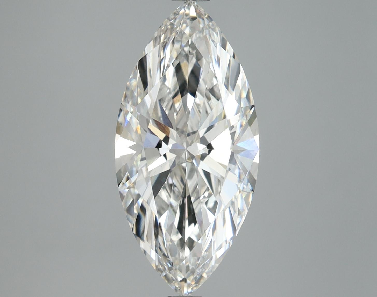 3.02 Carat Marquise Shaped Excellent Cut VS1 IGI Certified Lab Grown Diamond