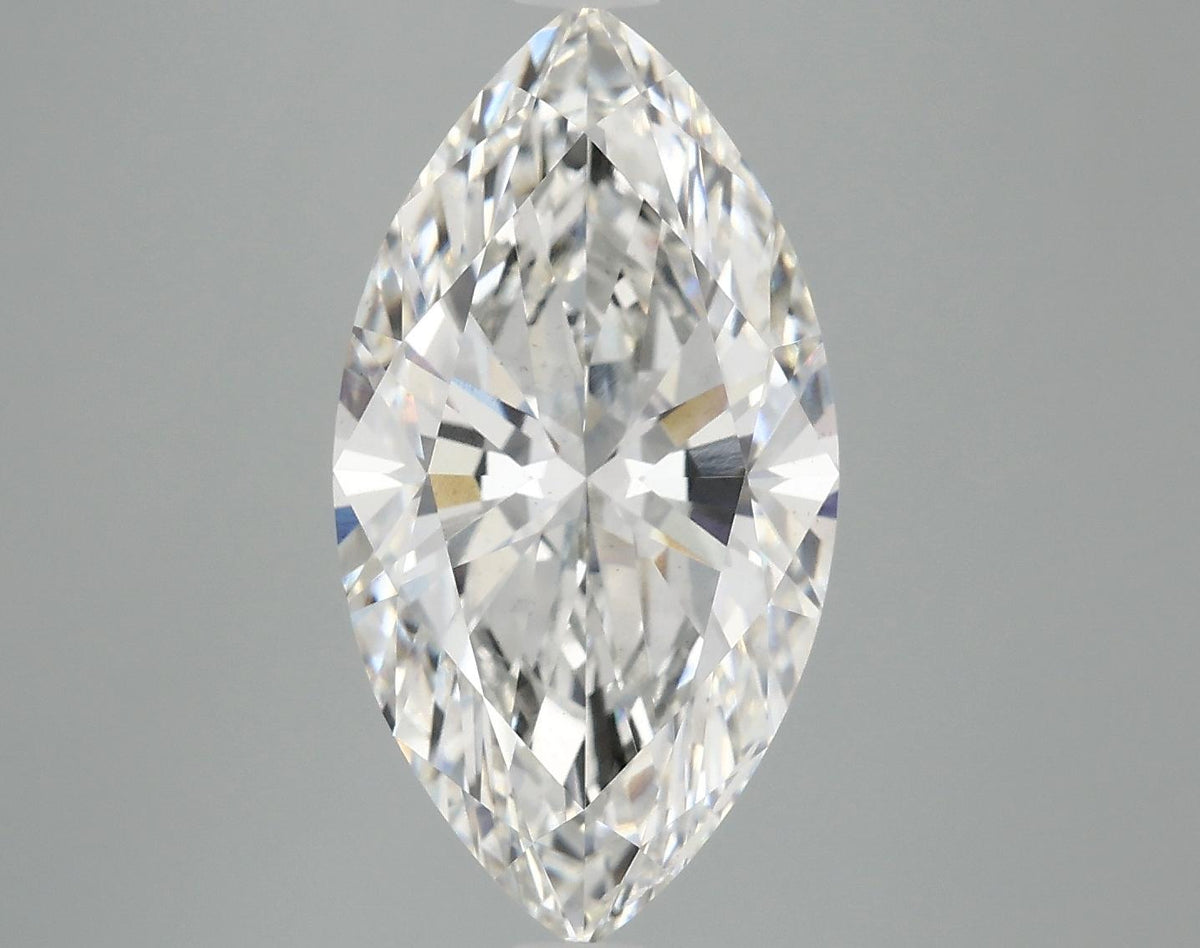 5.04 Carat Marquise Shaped Excellent Cut SI1 IGI Certified Lab Grown Diamond