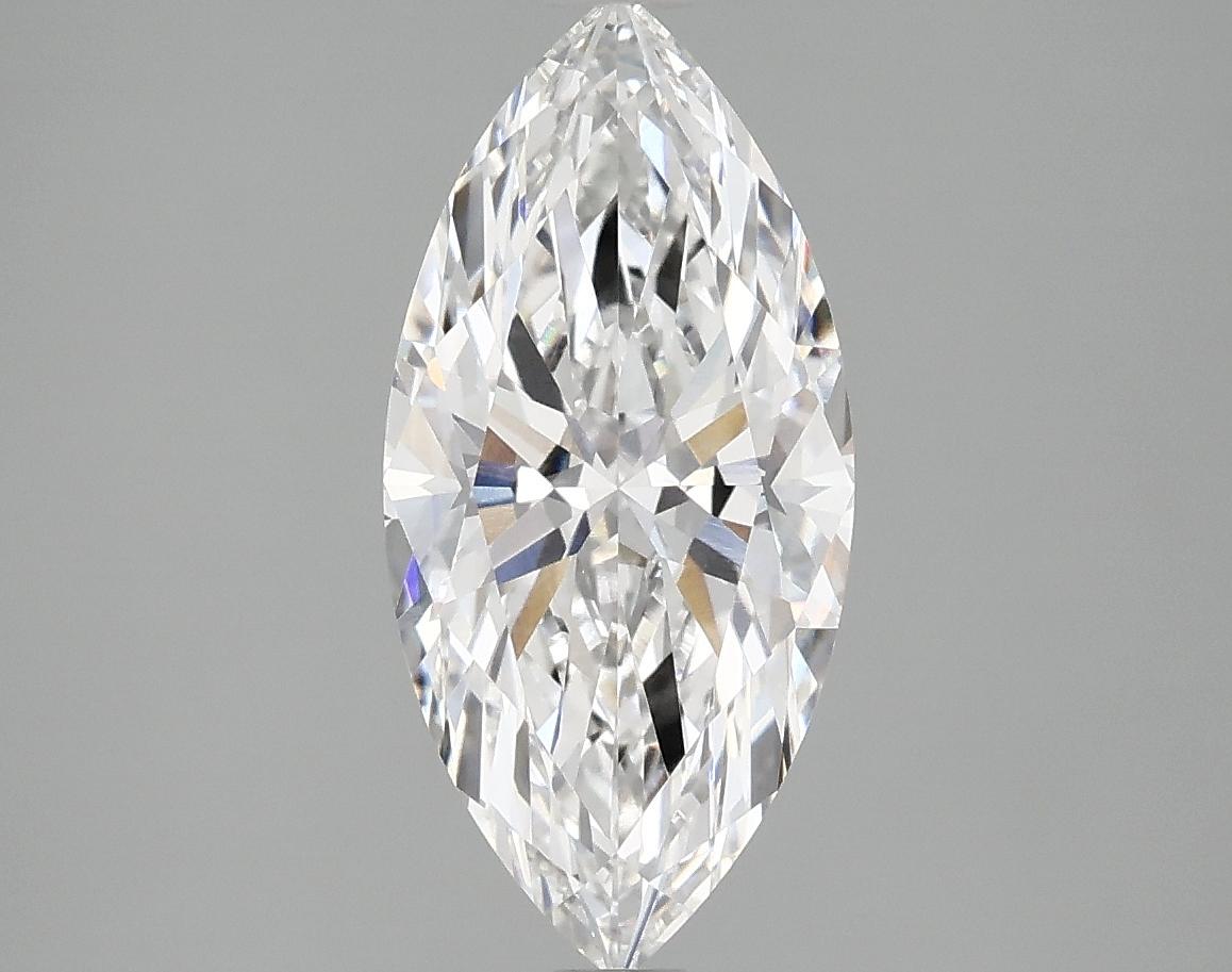 2.06 Carat Marquise Shaped Excellent Cut VVS2 IGI Certified Lab Grown Diamond