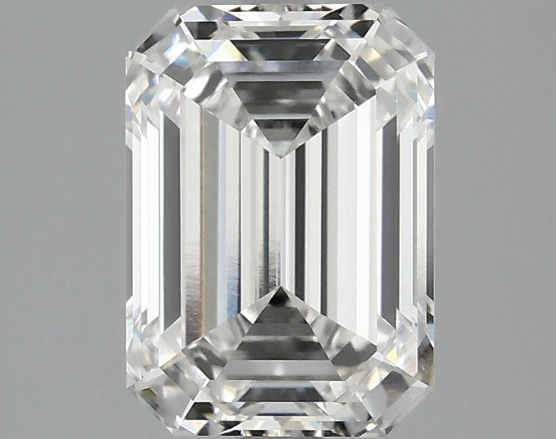 2.44 Carat Emerald Shaped Ideal Cut VVS2 IGI Certified Lab Grown Diamond