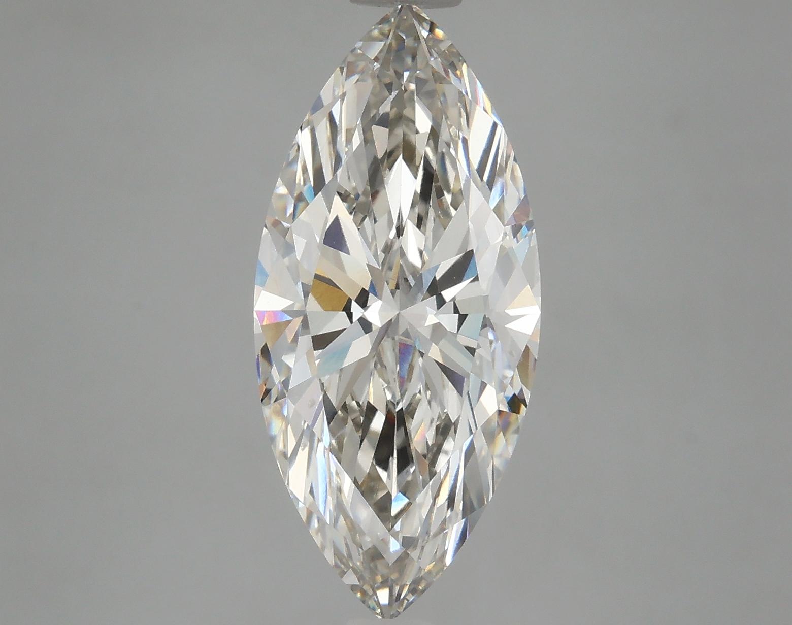 4.1 Carat Marquise Shaped Excellent Cut VS2 IGI Certified Lab Grown Diamond
