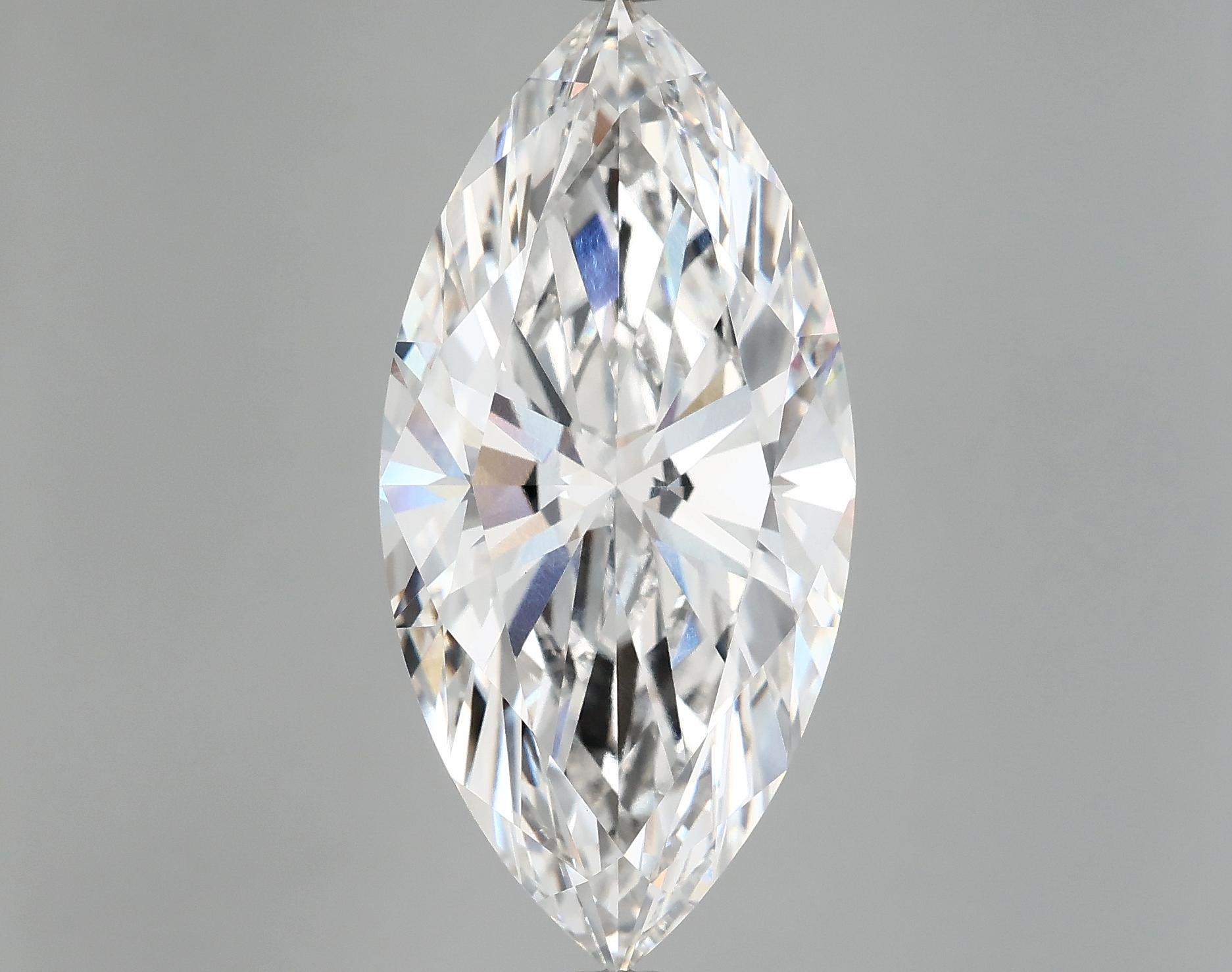 9.85 Carat Marquise Shaped Excellent Cut VVS2 IGI Certified Lab Grown Diamond