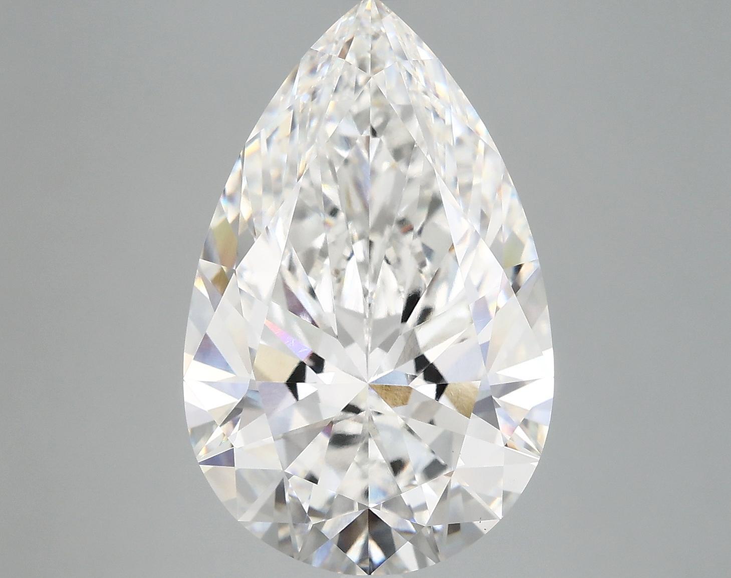 7.4 Carat Pear Shaped Ideal Cut VS1 IGI Certified Lab Grown Diamond