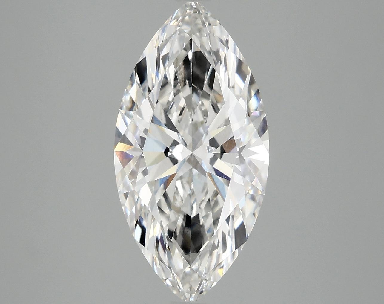 2.86 Carat Marquise Shaped Ideal Cut VS1 IGI Certified Lab Grown Diamond