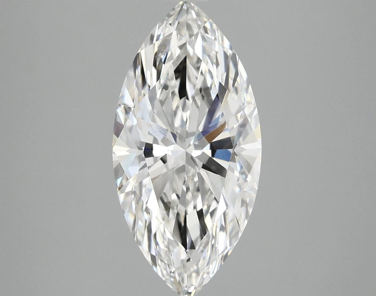 3.02 Carat Marquise Shaped Ideal Cut VVS2 IGI Certified Lab Grown Diamond