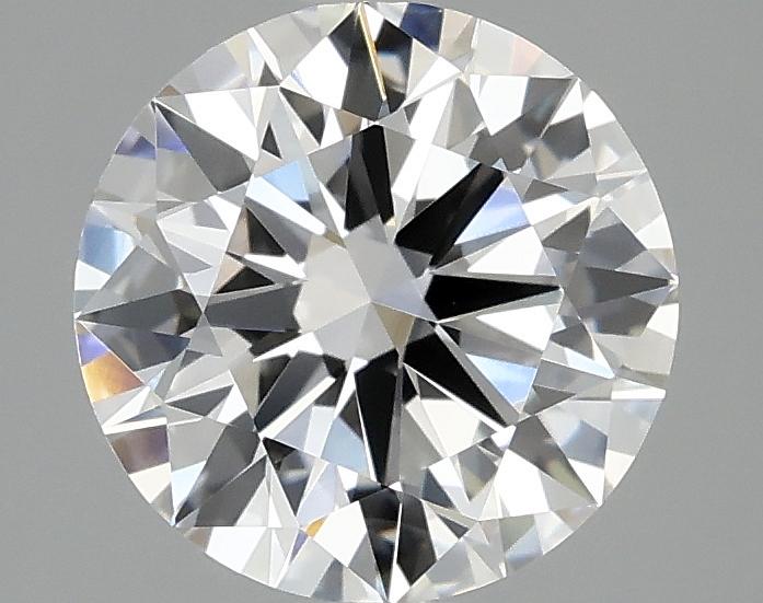 2.05 Carat Round Shaped Ideal Cut VVS2 IGI Certified Lab Grown Diamond