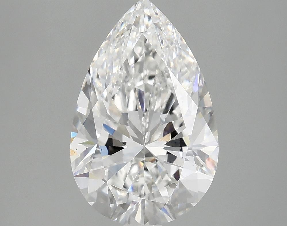2.46 Carat Pear Shaped Ideal Cut VS2 IGI Certified Lab Grown Diamond