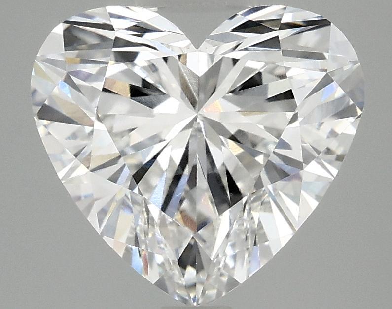 3.09 Carat Heart Shaped Ideal Cut VVS2 IGI Certified Lab Grown Diamond