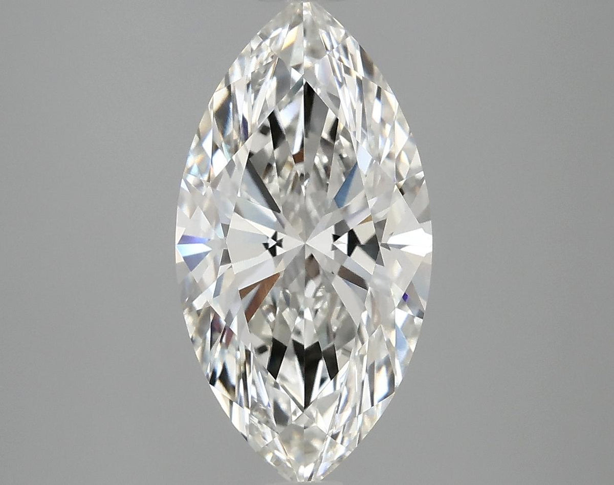 3.09 Carat Marquise Shaped Ideal Cut VVS2 IGI Certified Lab Grown Diamond