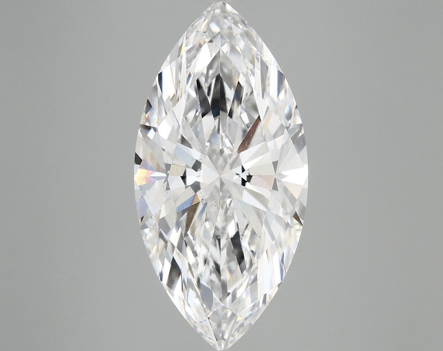 5.08 Carat Marquise Shaped Ideal Cut SI1 IGI Certified Lab Grown Diamond