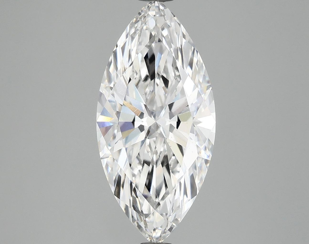 2.95 Carat Marquise Shaped Excellent Cut VS1 IGI Certified Lab Grown Diamond
