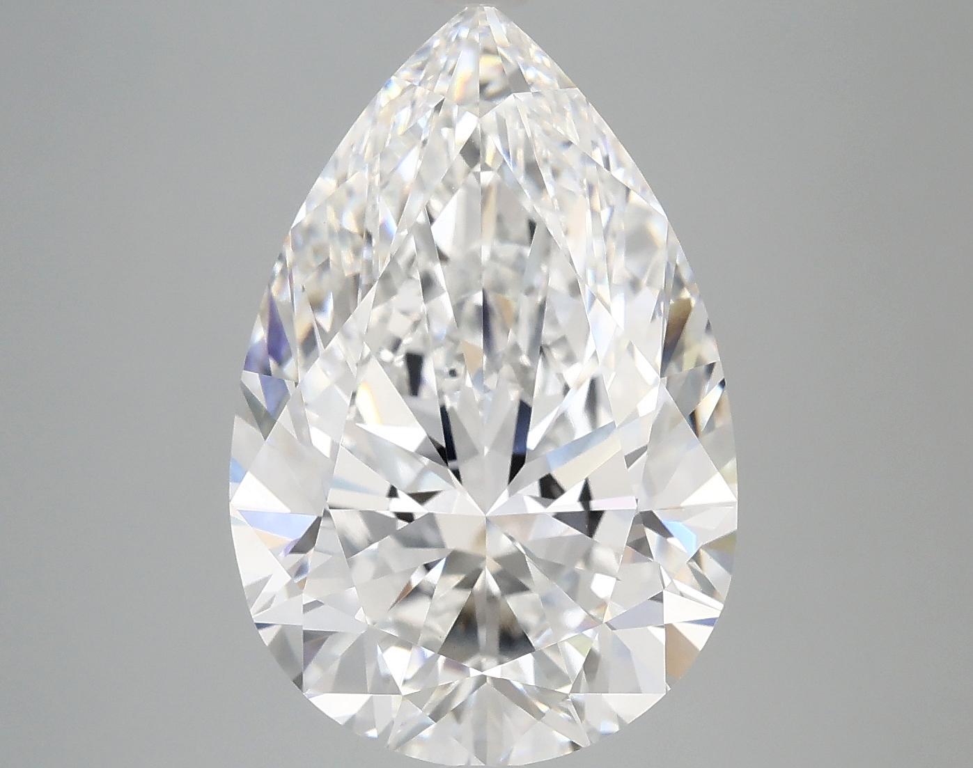 7.0 Carat Pear Shaped Excellent Cut VVS2 IGI Certified Lab Grown Diamond