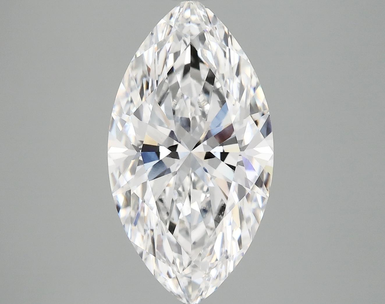 4.04 Carat Marquise Shaped Excellent Cut VVS2 IGI Certified Lab Grown Diamond