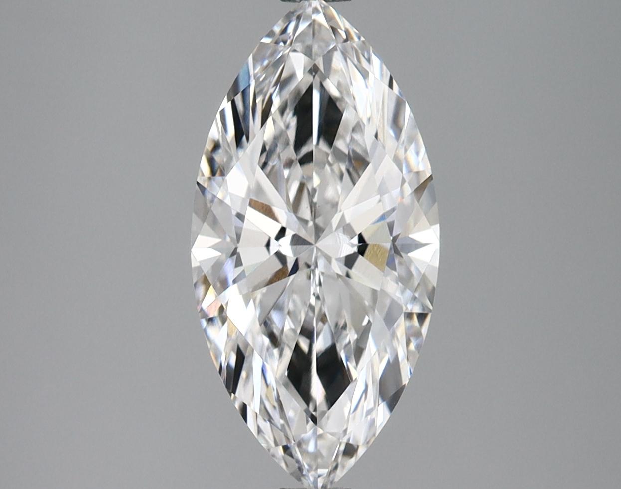 2.08 Carat Marquise Shaped Ideal Cut VVS2 IGI Certified Lab Grown Diamond
