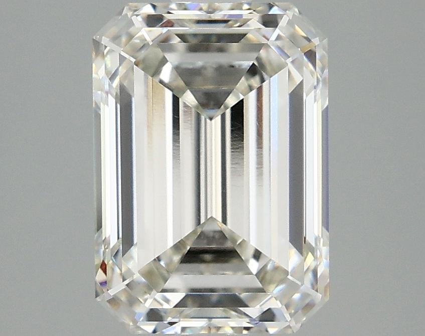 3.09 Carat Emerald Shaped Ideal Cut VVS2 IGI Certified Lab Grown Diamond