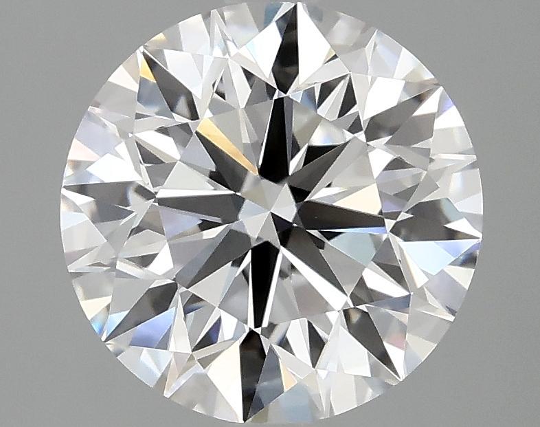 3.07 Carat Round Shaped Excellent Cut VVS2 IGI Certified Lab Grown Diamond