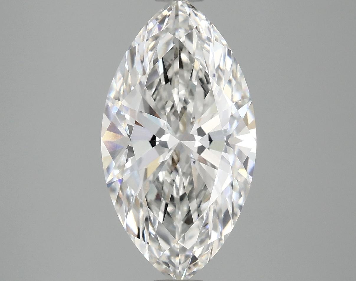 3.09 Carat Marquise Shaped Excellent Cut VVS2 IGI Certified Lab Grown Diamond