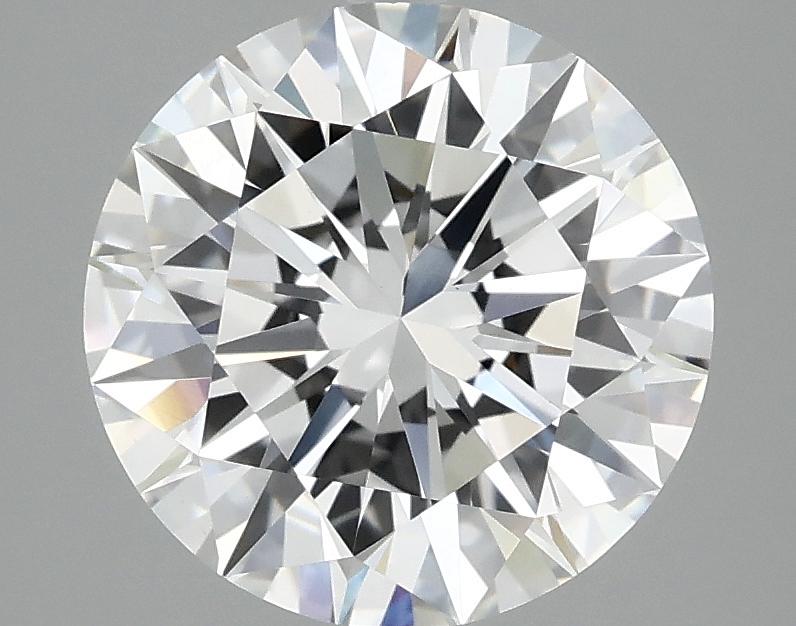 3.05 Carat Round Shaped Ideal Cut VVS2 IGI Certified Lab Grown Diamond