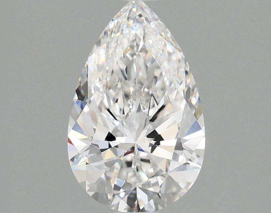 1.54 Carat Pear Shaped Ideal Cut VVS2 IGI Certified Lab Grown Diamond