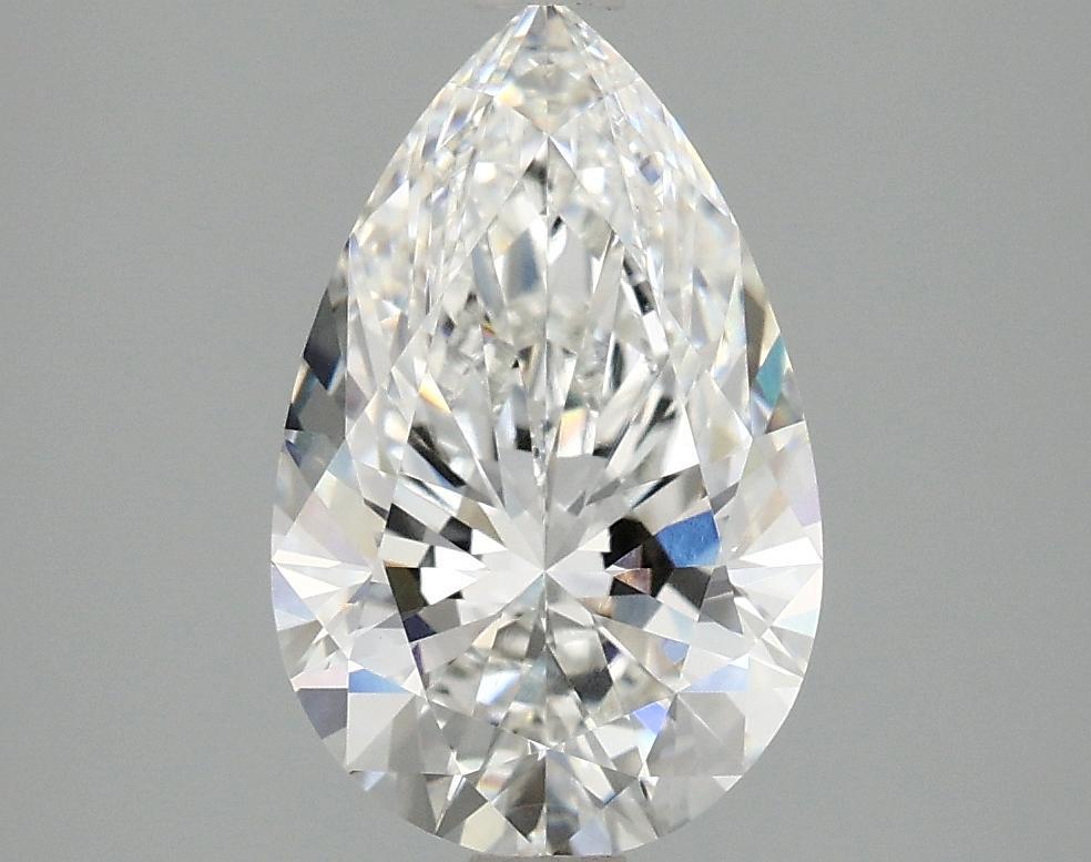 2.36 Carat Pear Shaped Ideal Cut VVS2 IGI Certified Lab Grown Diamond