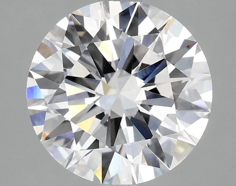 3.07 Carat Round Shaped Excellent Cut VVS2 IGI Certified Lab Grown Diamond