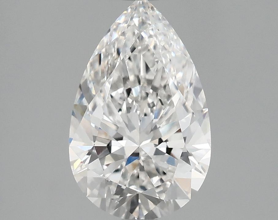 2.03 Carat Pear Shaped Ideal Cut VVS2 IGI Certified Lab Grown Diamond