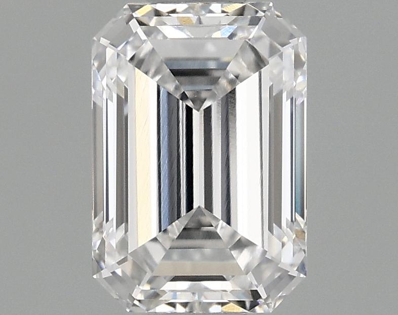 0.97 Carat Emerald Shaped Ideal Cut VVS2 IGI Certified Lab Grown Diamond