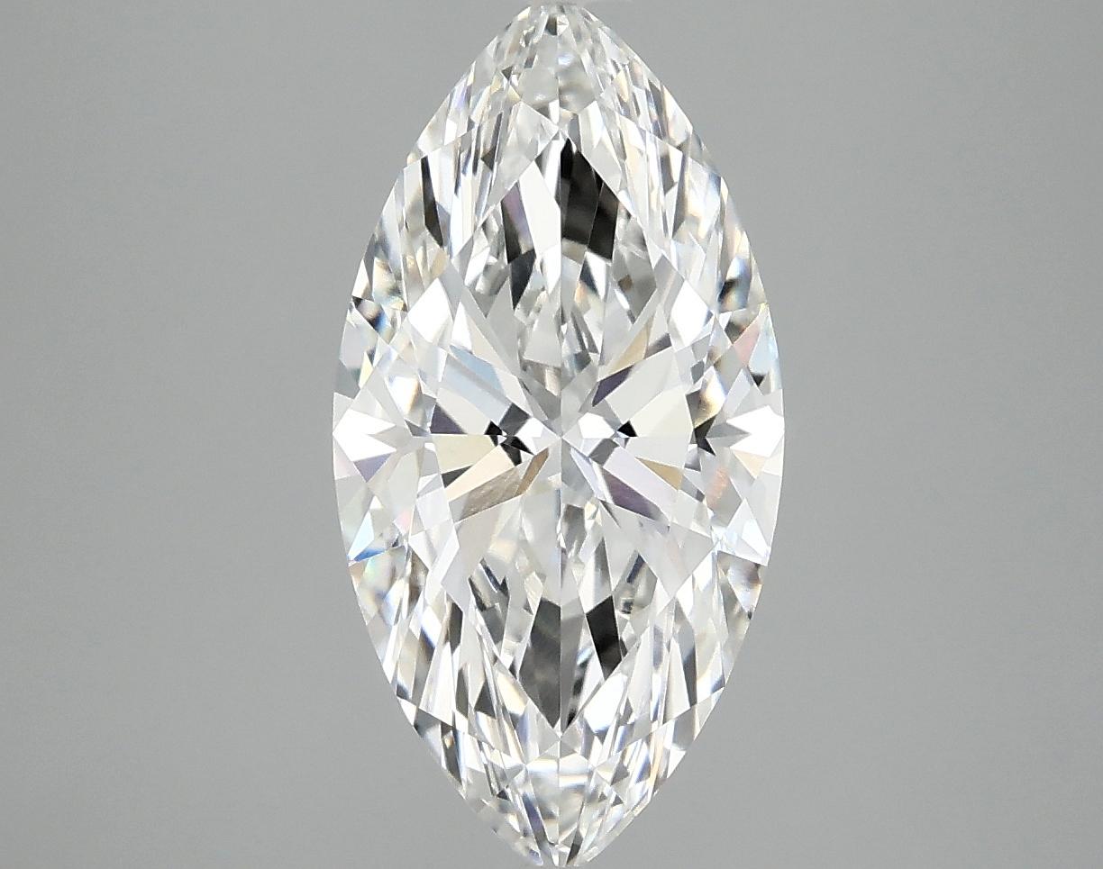 3.02 Carat Marquise Shaped Ideal Cut VVS2 IGI Certified Lab Grown Diamond
