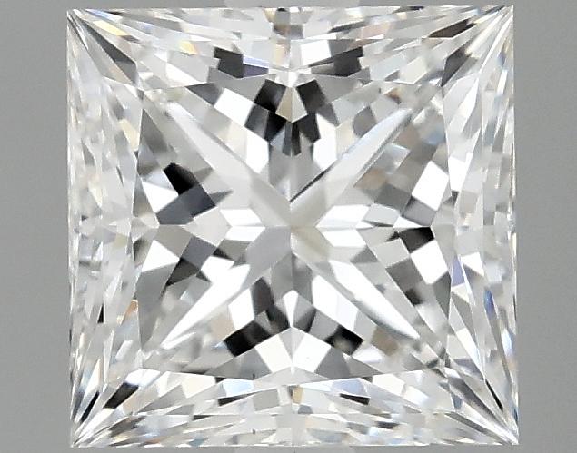 2.05 Carat Princess Shaped Ideal Cut VS1 IGI Certified Lab Grown Diamond