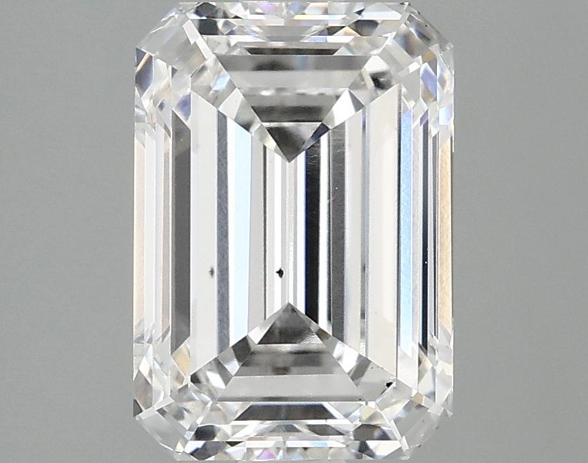 2.87 Carat Emerald Shaped Ideal Cut VS2 IGI Certified Lab Grown Diamond