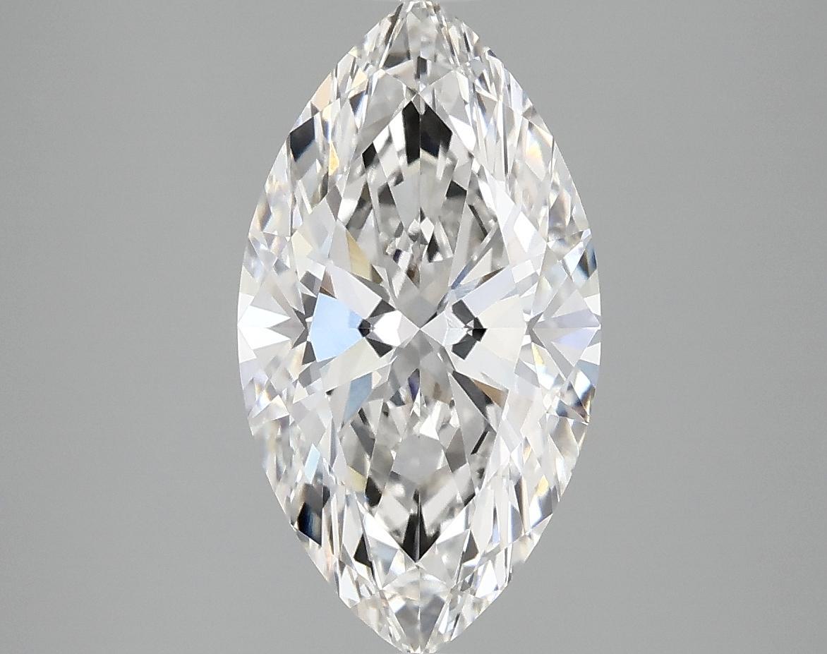3.02 Carat Marquise Shaped Excellent Cut VVS2 IGI Certified Lab Grown Diamond
