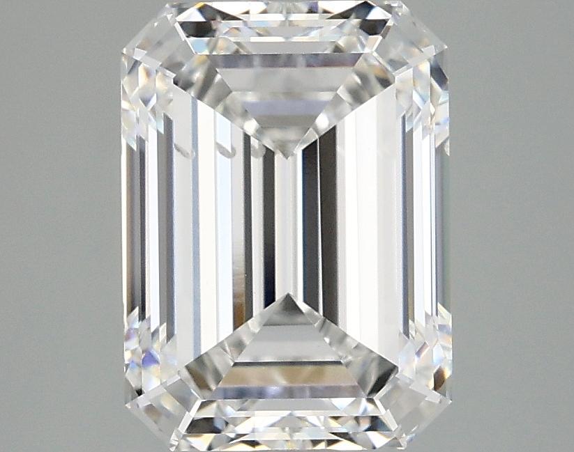 3.06 Carat Emerald Shaped Excellent Cut SI1 IGI Certified Lab Grown Diamond