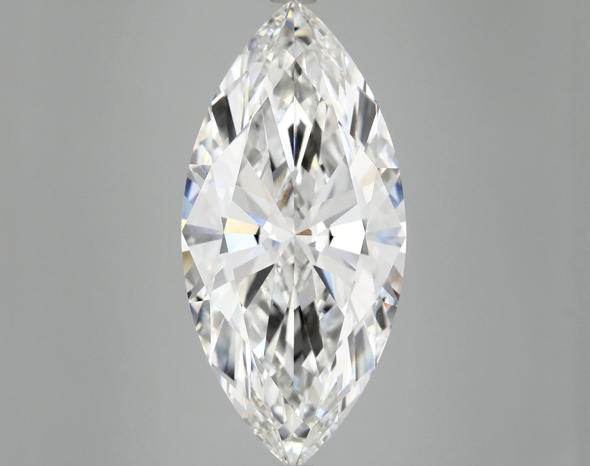 10.07 Carat Marquise Shaped Excellent Cut VVS2 IGI Certified Lab Grown Diamond