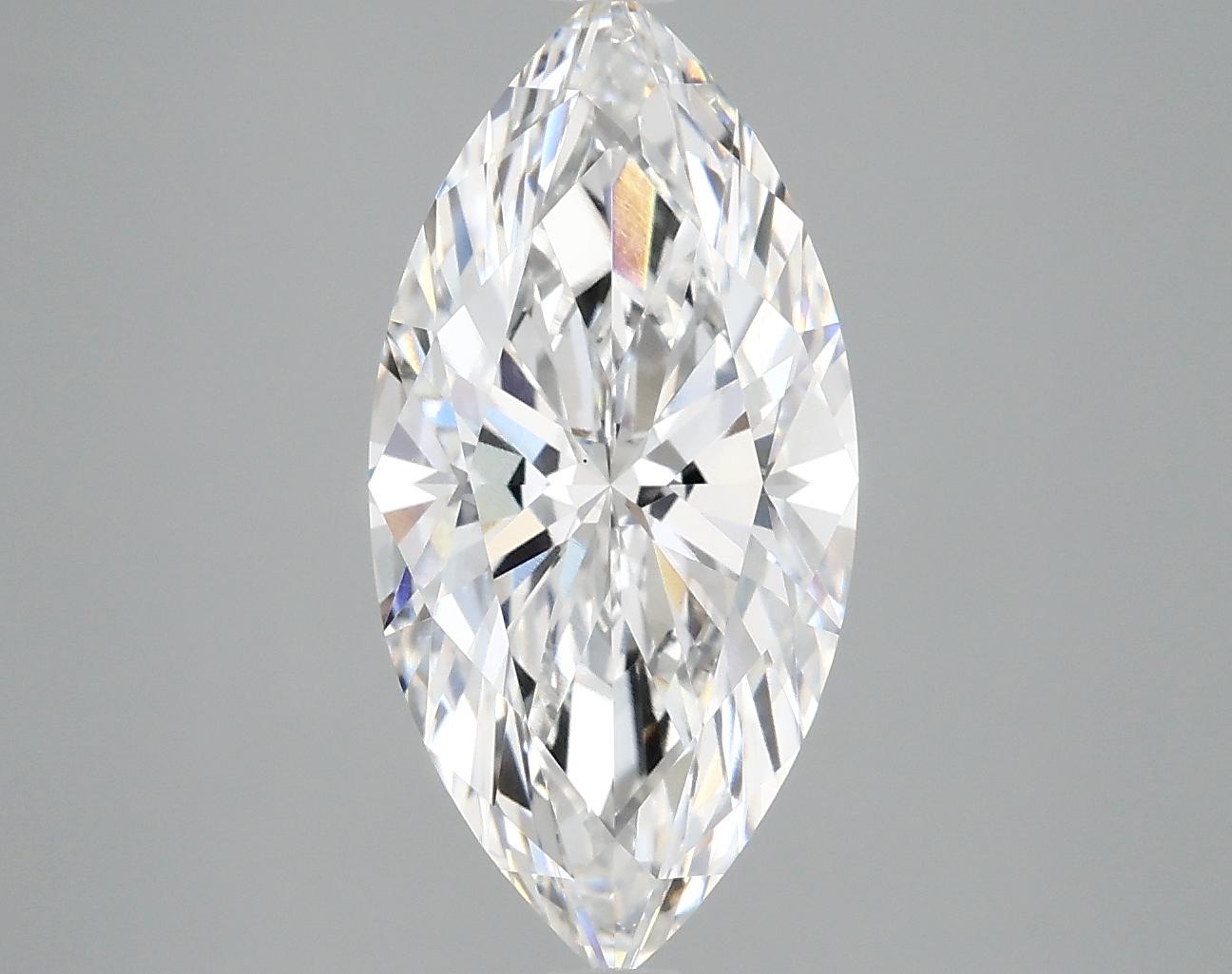 3.08 Carat Marquise Shaped Ideal Cut VS1 IGI Certified Lab Grown Diamond