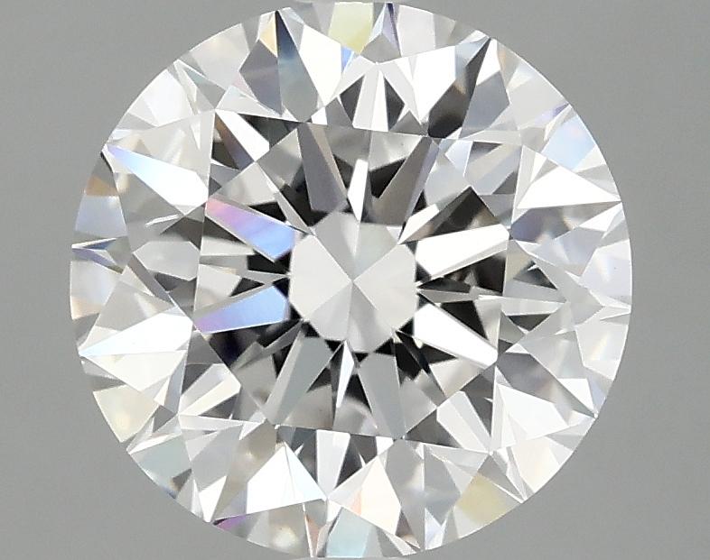3.08 Carat Round Shaped Excellent Cut VVS2 IGI Certified Lab Grown Diamond