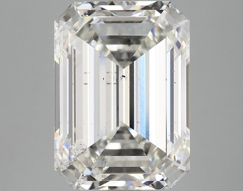 5.09 Carat Emerald Shaped Ideal Cut SI1 IGI Certified Lab Grown Diamond